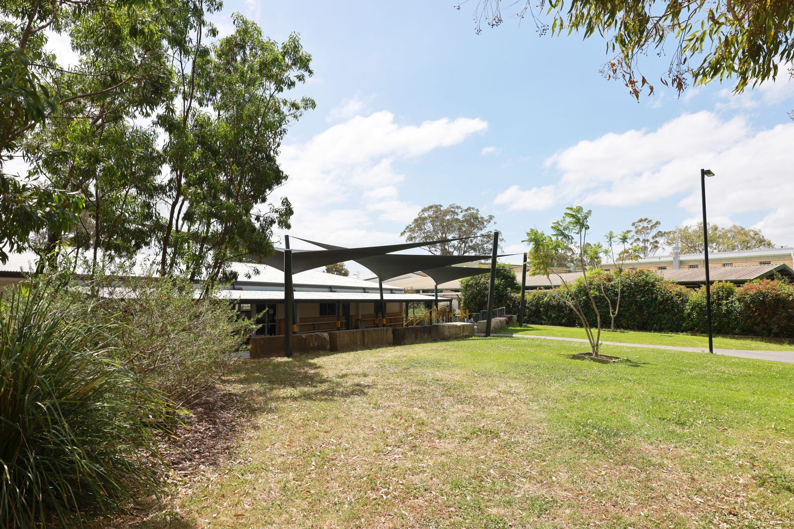 Buildings and landscaped grounds at Baulkham Hills High School