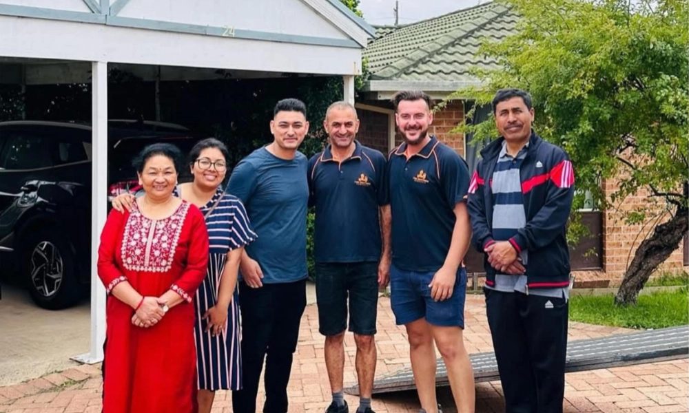 A Sydney family moving into their new home with our crew