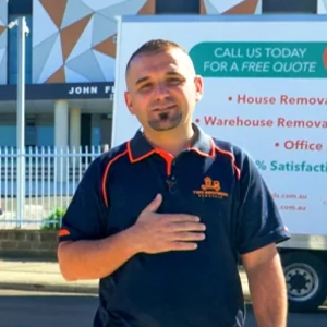 Two Brothers Removals crew in uniform