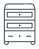 Chest of Drawers (Small)